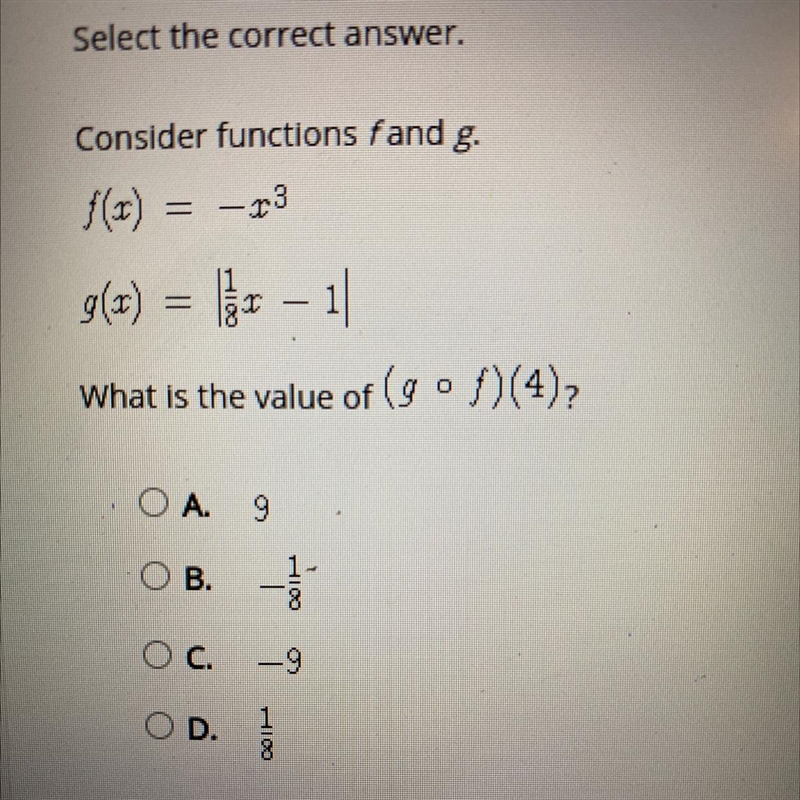 PLEASE HELP!!! PLATO ALGEBRA 2-example-1