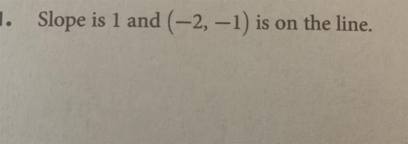 Write an equation in point-slope form for each line-example-1