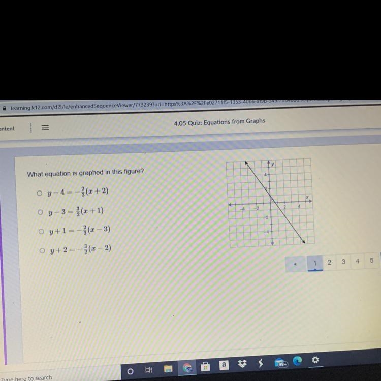 What equation is graphed in this figure?-example-1