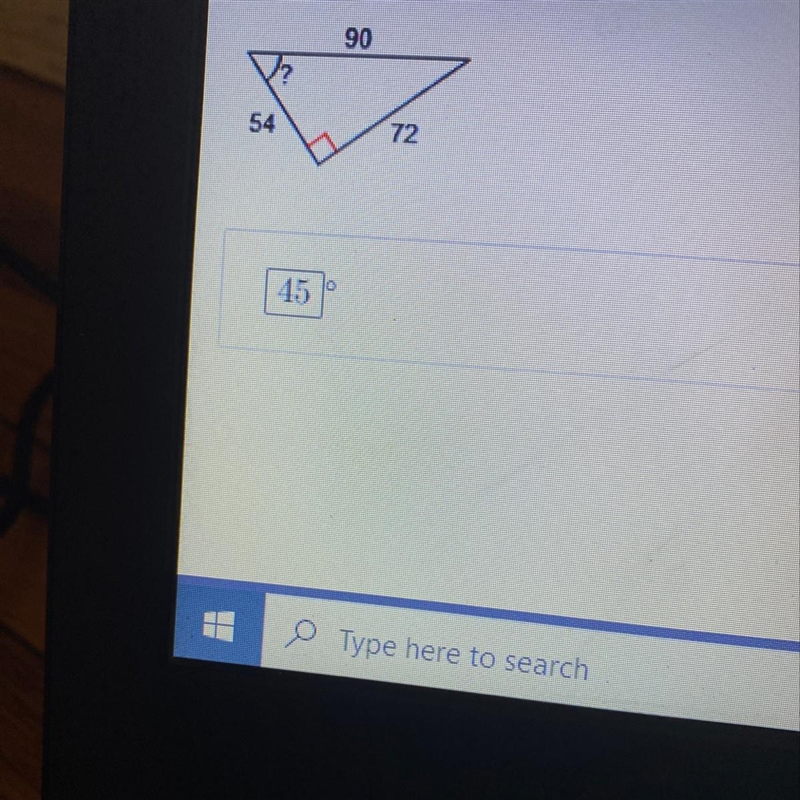 Find the measure of the indicated angle to the nearest degree. Ok I just need someone-example-1