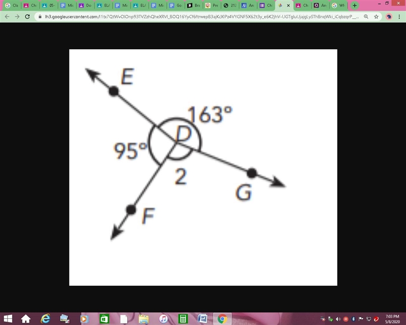 PLEASEEE HELPPP MEEE!!! What is the measure of angle 2?-example-1