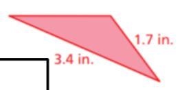 The perimeter of the obtuse triangle to the right is 7.2 inches. Two of the three-example-1