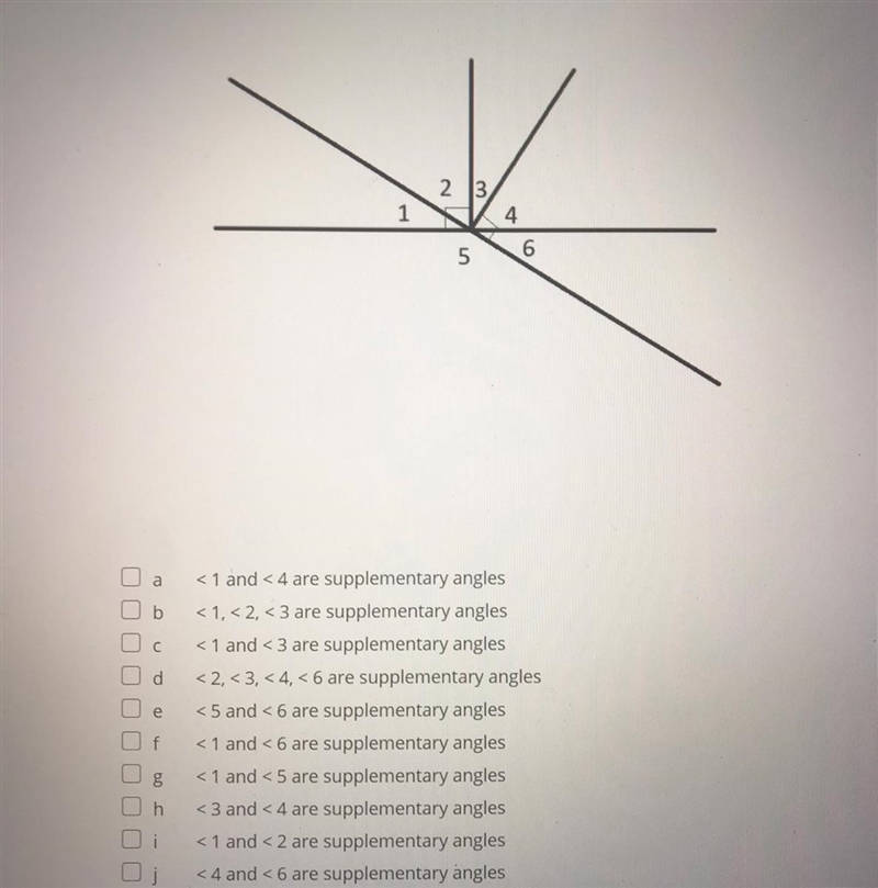 It says choose all of the multiple choice answers that are true about the diagram-example-1