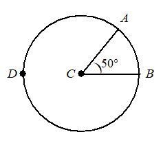 Name the major arc and find its measure.-example-1