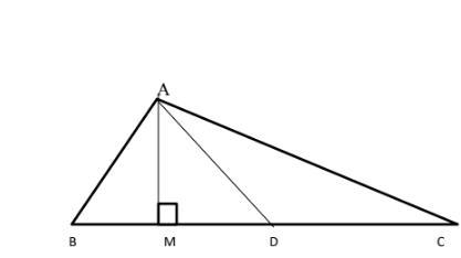 In the adjoining figure, in ΔABC, D is the midpoint of the side BC.Hence a) AD is-example-1