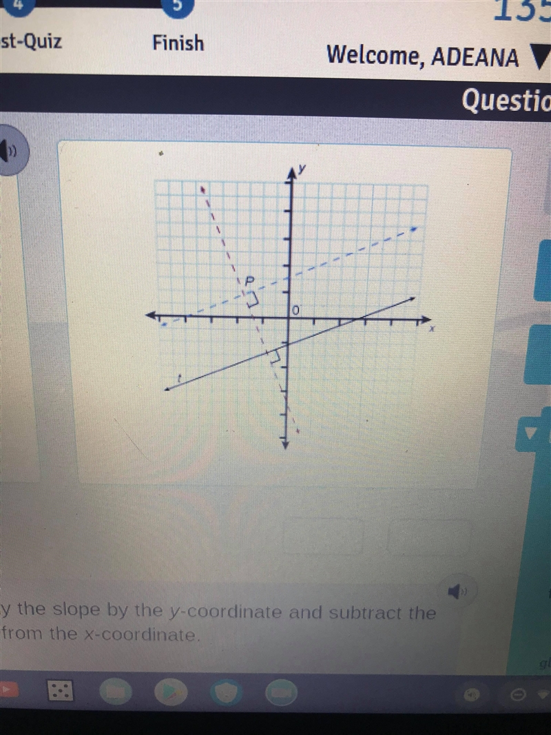 Faheem wants to write equations in the form y = mx + b for the lines passing through-example-1