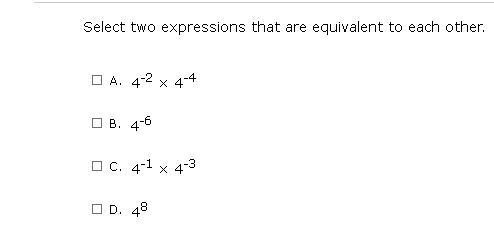 Which two equations are equivalent-example-1