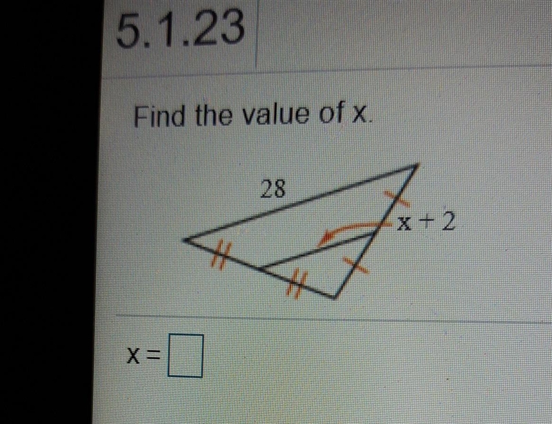 Find the value of x. x=​-example-1