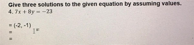 Can anyone give 2 more solutions? thank you!-example-1