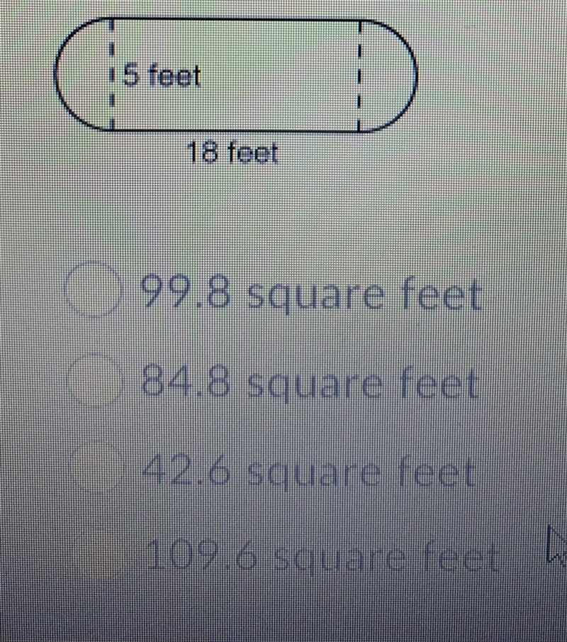 What is the approximate area of the figure?-example-1