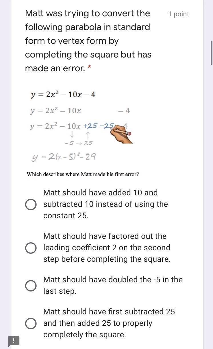 PLEASE HELP WITH MATH QUESTION!! EXPLANATION NEEDED TOO!-example-1