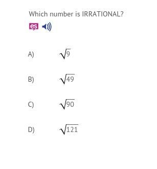 Which number is IRRATIONAL-example-1