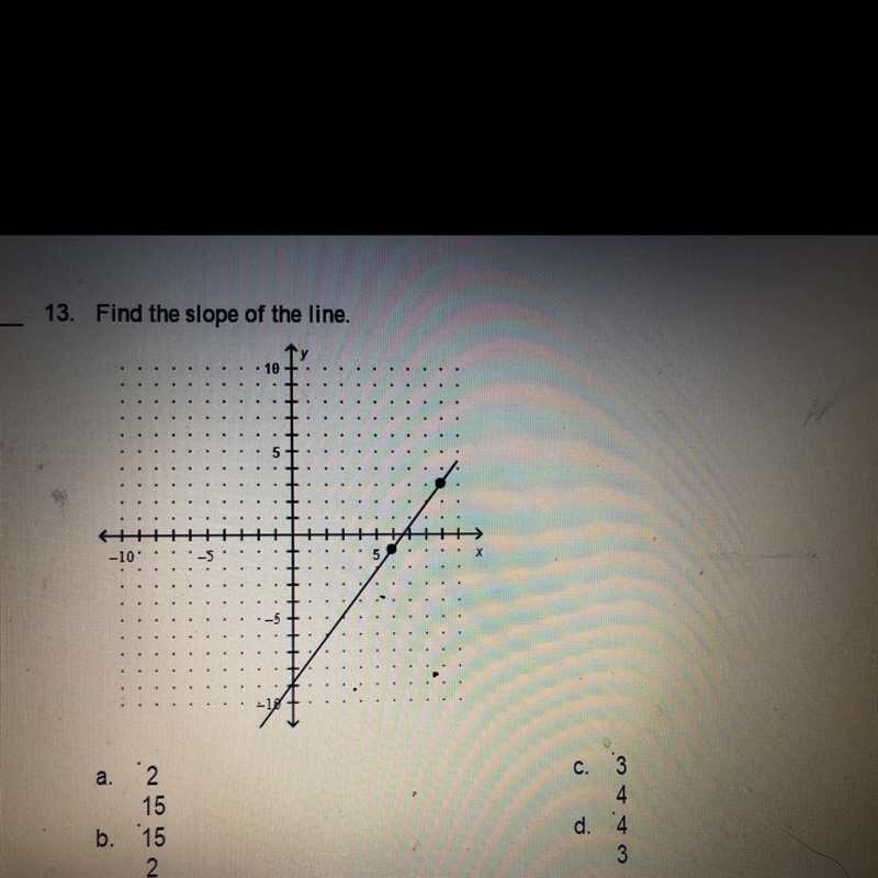 Find the slope of the line-example-1