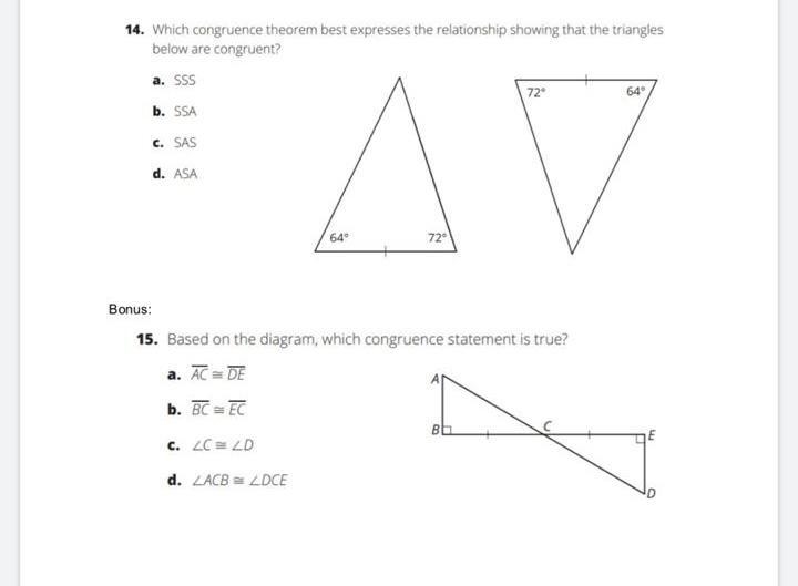 Based in the diagram which statement is true-example-1