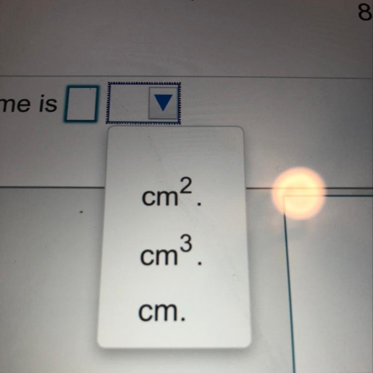 The answer is 168 but what is it cm2 cm3 or just cm?-example-1