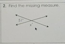 What is the missing measure?​-example-1