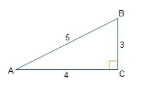 Triangle A B C is shown. Angle B C A is a right angle. The length of hypotenuse A-example-1