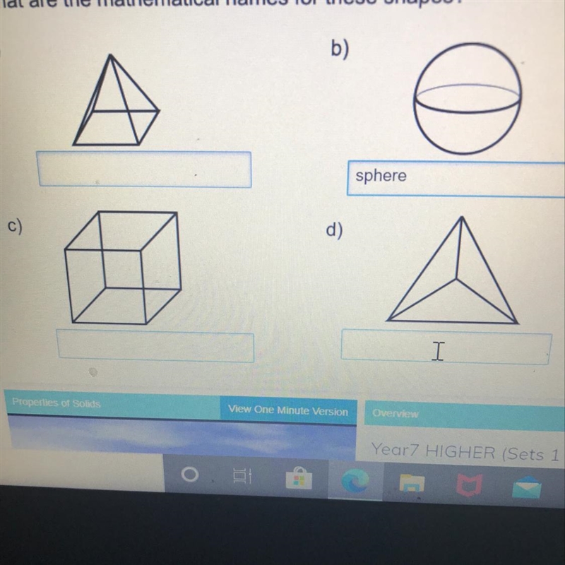 What are the mathematical names for these shapes-example-1