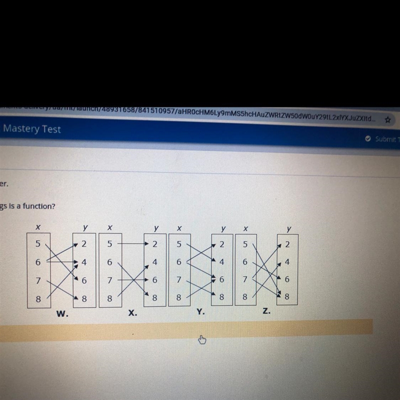 PLEASE HELP QUICK Which of these mappings is a function-example-1