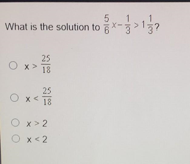 Please hurry need help now What is the solution to Ex- 3? 25 Ox> 18 25 Ox>2 O-example-1