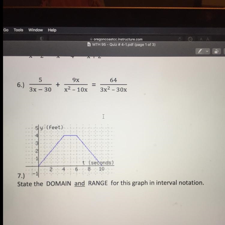 I need help finding the domain and range of this graph!-example-1