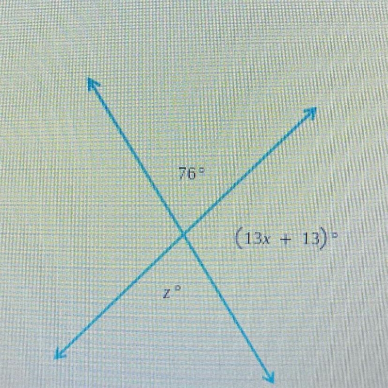 Find the vaules of x and z-example-1