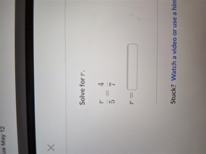 Help solve for r algebra-example-1