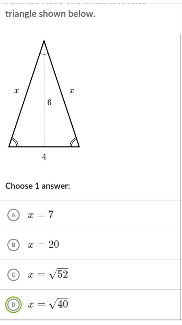 What is the value of x-example-1