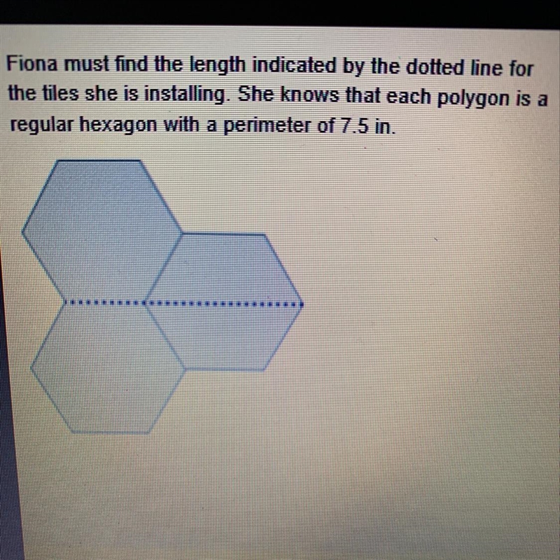 What is the length of the dotted line? Round to the nearest hundredth. 2.50 in. 3.75 in-example-1