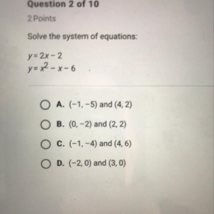 Solve the system of equations-example-1