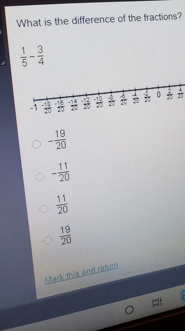 What is the difference of fractions​-example-1