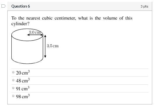 What is the volume of this cylinder?-example-1