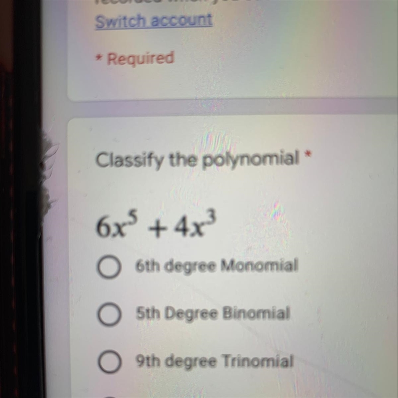 Classify the polynomial-example-1