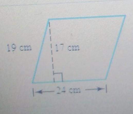 Find area of parallelogram? ​-example-1