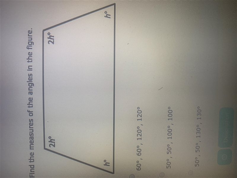 Find the measures of the angles in the figure.-example-1