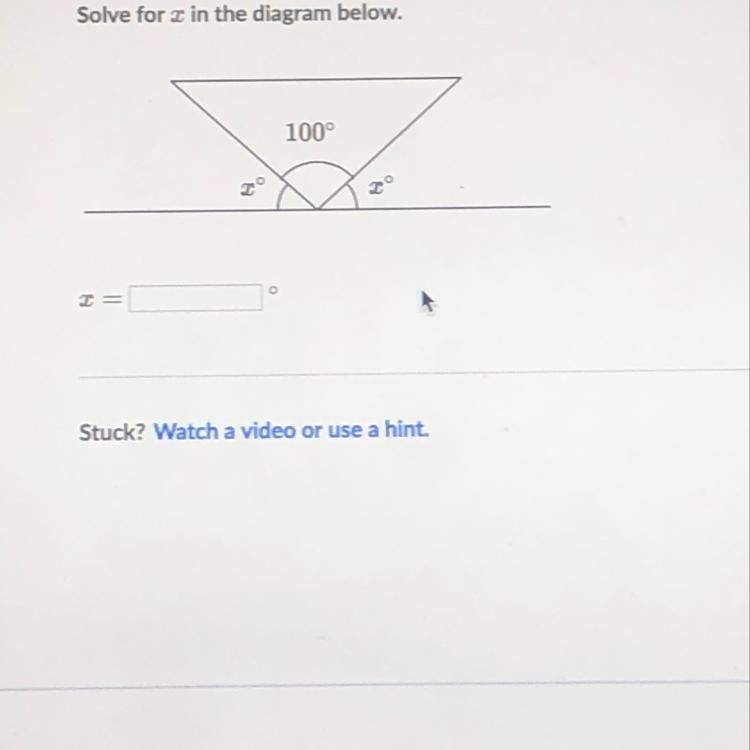 Solve for x in the diagram below.-example-1