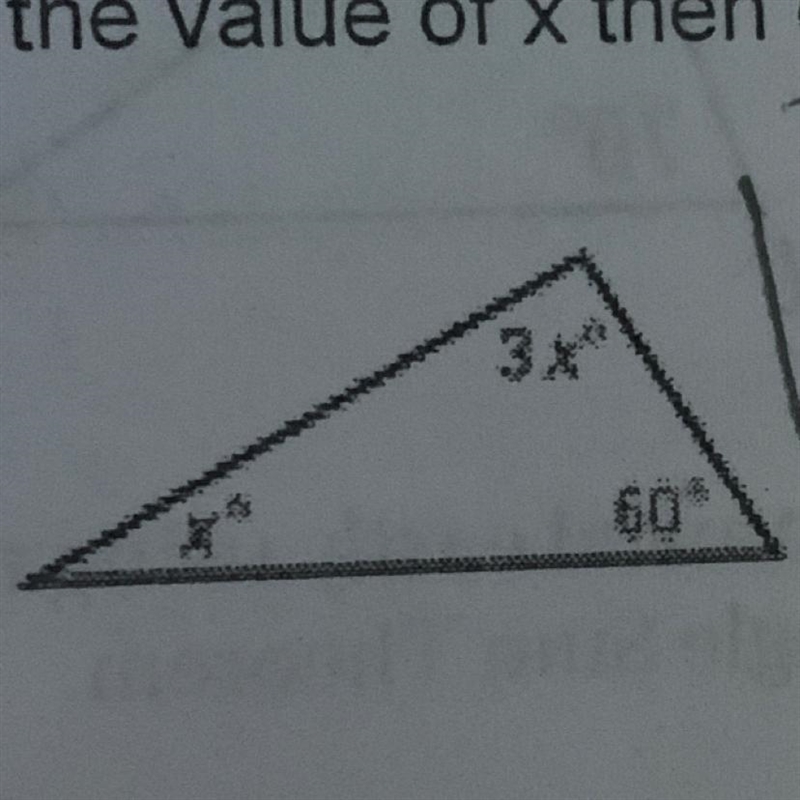 Find the value of x then classify the triangle by its angles-example-1