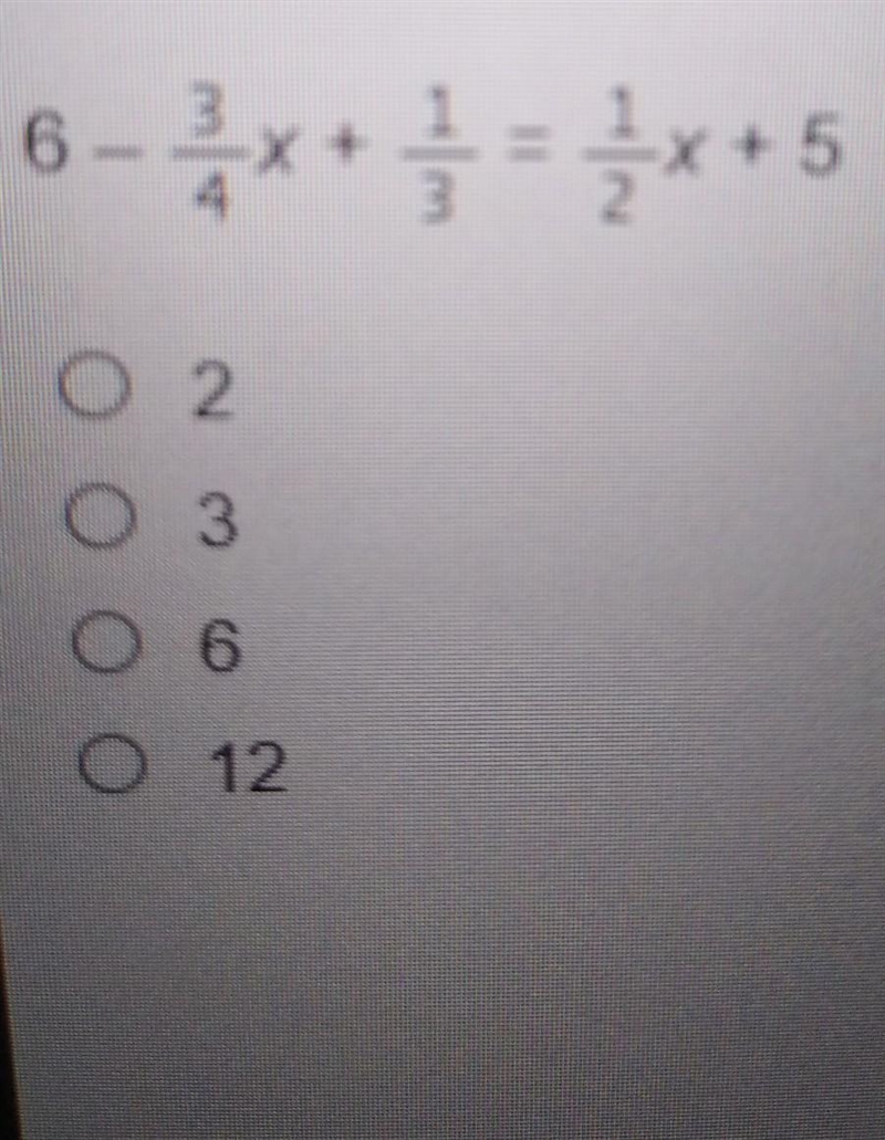 Which number can each term of the equation be multiplied by to eliminate the fractions-example-1