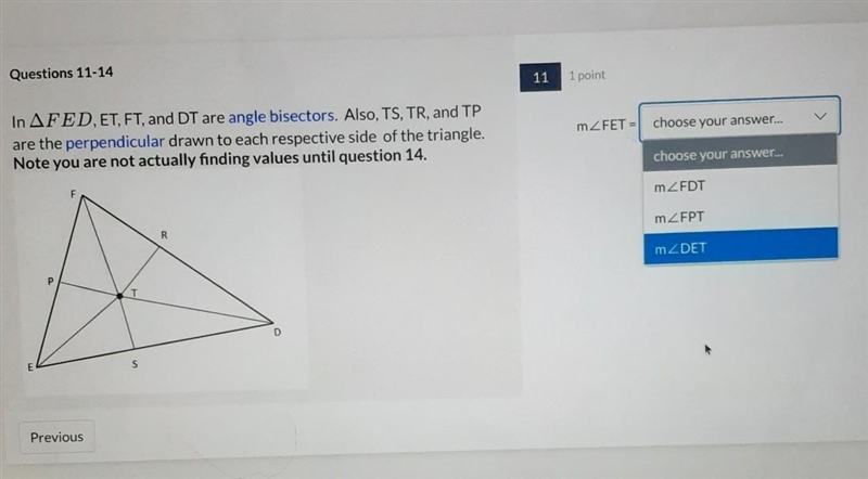 I need some help on this question. So, would <FET equal <FDT? or what would-example-1