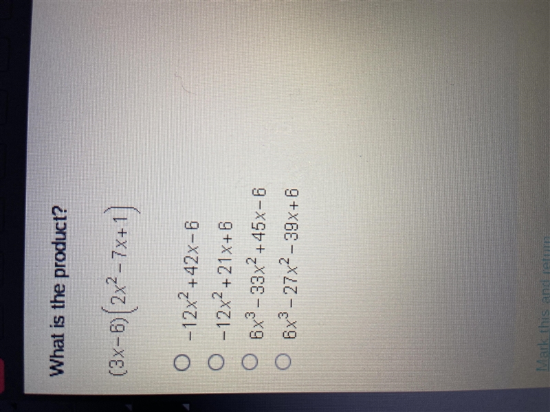 What is the product (3x-5)(2x^2-7x+1)-example-1