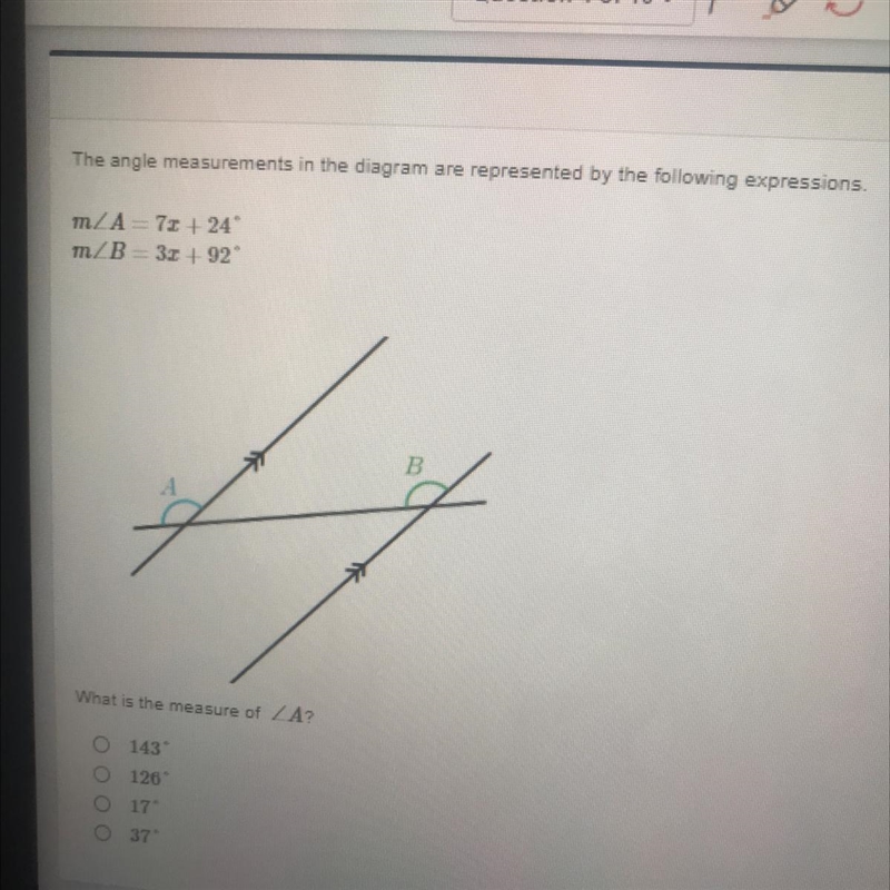 What is the measure of A-example-1