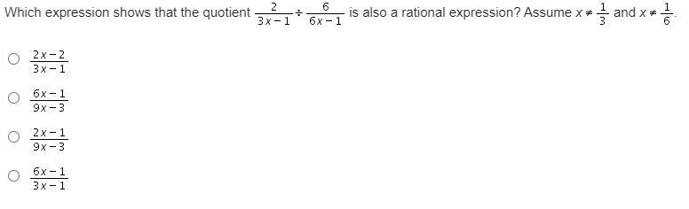 Which expression shows that the quotient {Read Attachment for full question}-example-1