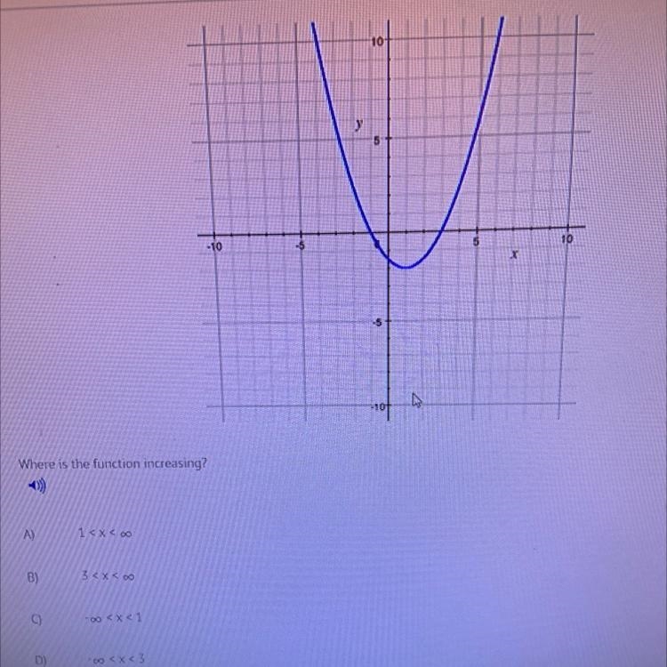 Where is the function increasing?-example-1