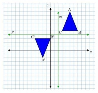 Which statement describes the transformation of ΔABC? Is ΔA'B'C' ≅ ΔABC? Explain. A-example-1