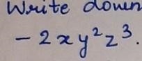 Pls give answer write down the literal coefficient of the monomial ​-example-1