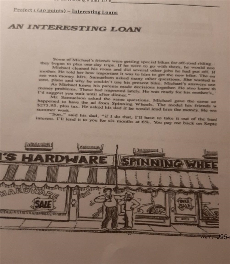 1. Michael had to pay sales tax on the bike. At 6%, how much sales tax did he pay-example-1