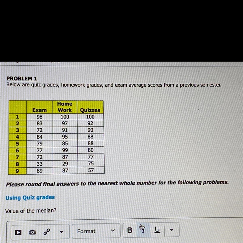 What is the median ?-example-1