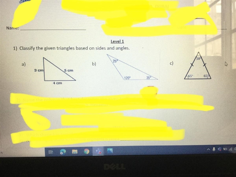 Only the first one guys ignore the yellow shaded stuff pls answer-example-1