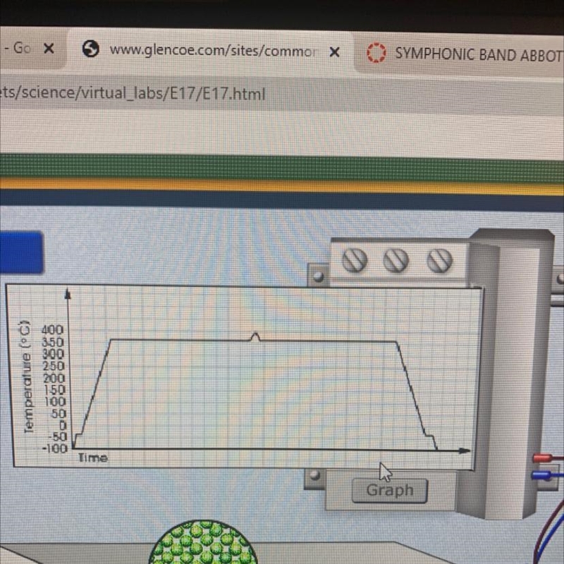 How do the horizontal portions of the graph represent? When heat is added or removed-example-1