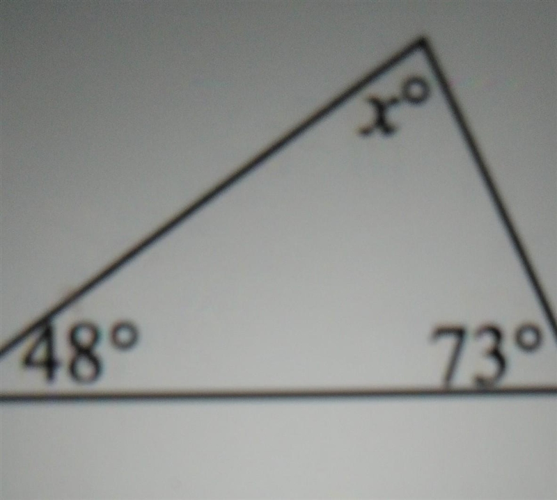 Find the angle of x ​-example-1